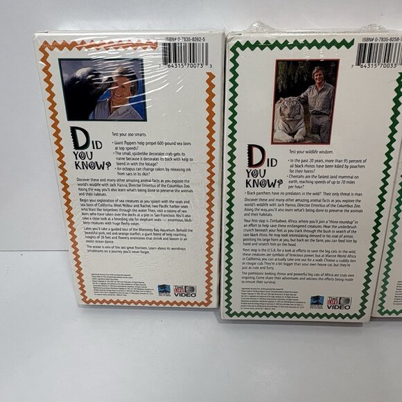 Zoo Life With JACK HANNA VHS Lot Flippin’ Out Sea Talking With Animals What’s Up - Picture 6 of 7